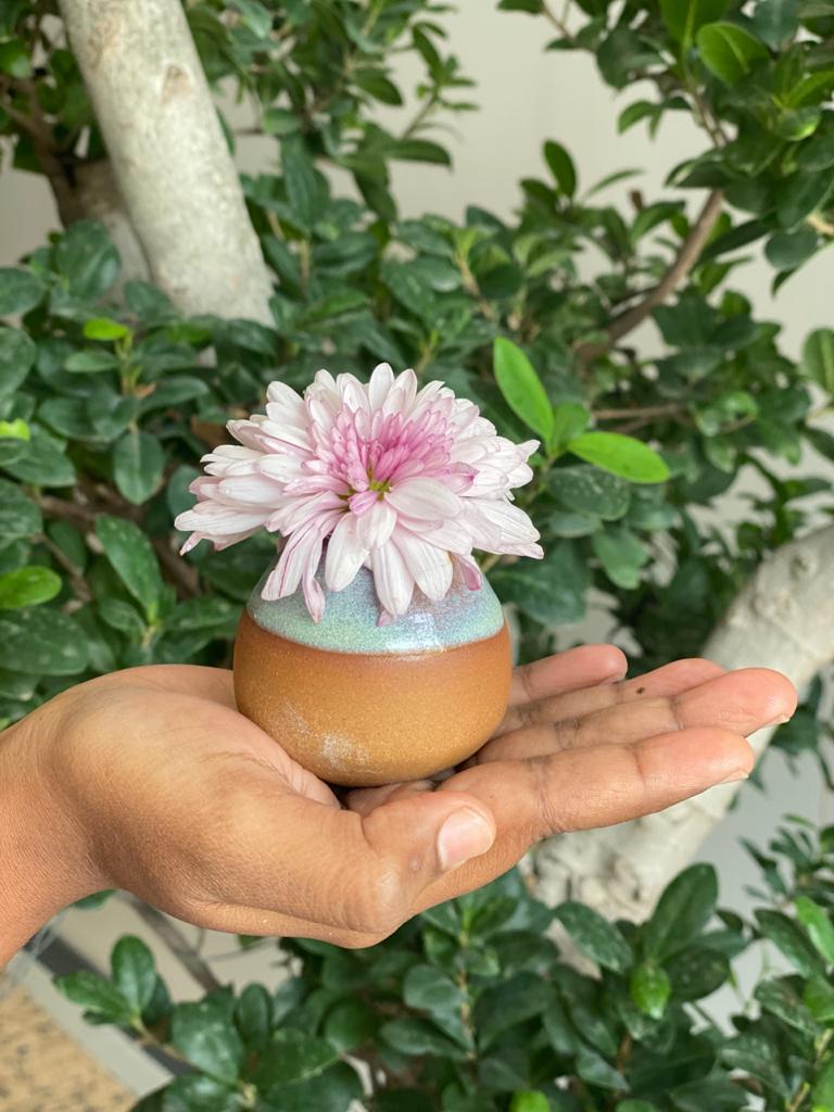 Vase (Mini - Half Glazed)